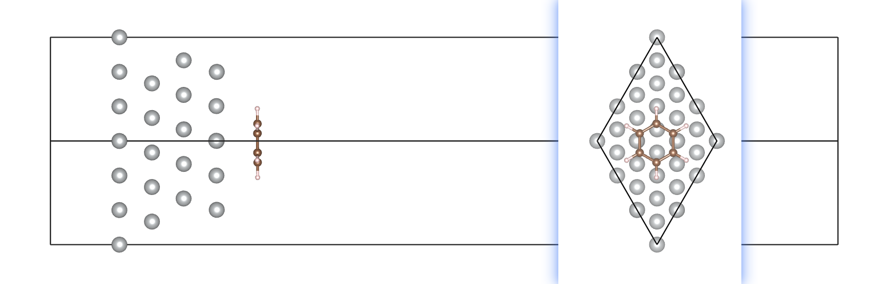 <span class="figure-number">Figure 2: </span>Benzene on Ag(111)